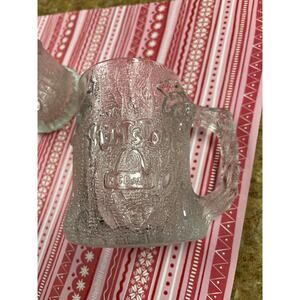 Vintage the Flintstones Rocdonalds Frosted Tree Mendous Mugs set of 3 Rare